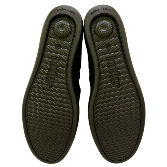 Hotter Pixie Slouch Black Suede Leather Booties Zip Up Size 9.5 Made England UK - Picture 9 of 12